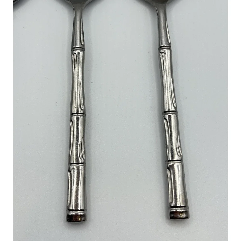 Reed & Barton Rebacraft Regal Bamboo Teaspoons 6-1/4